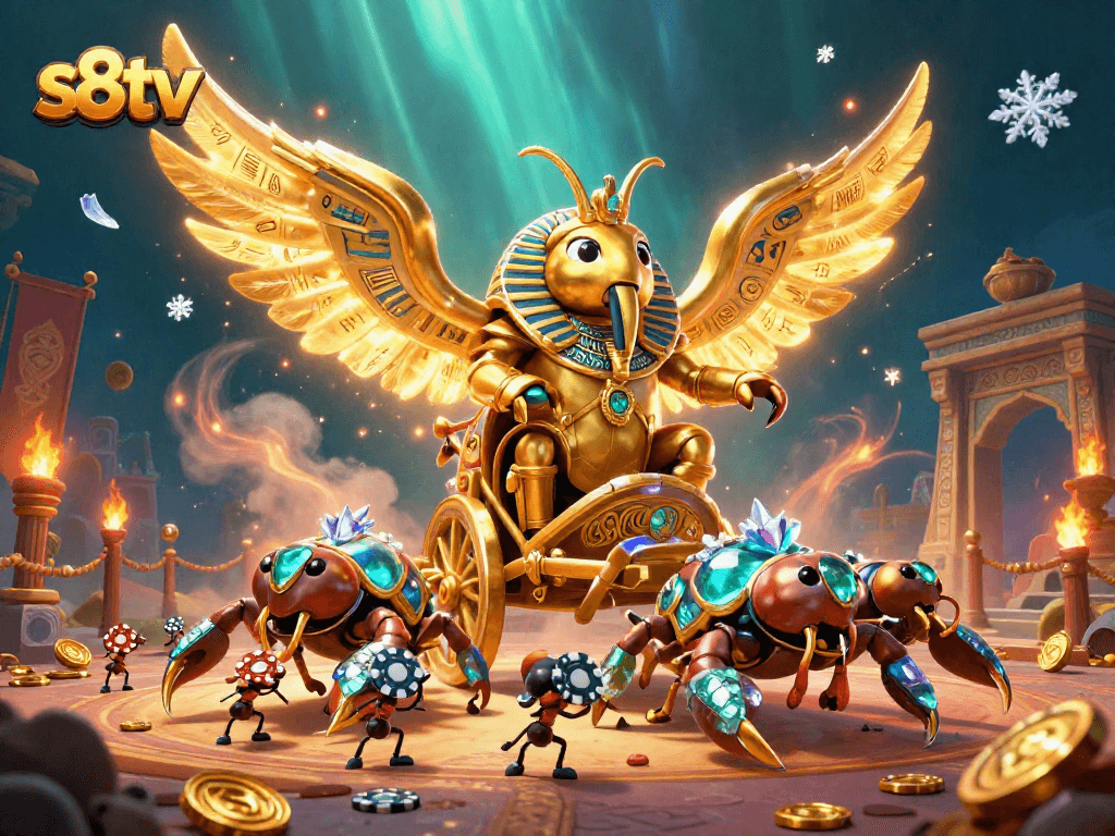 Experience thrilling moments with s8tv featuring dynamic betting action in an ultra-detailed, 3D casino scene.