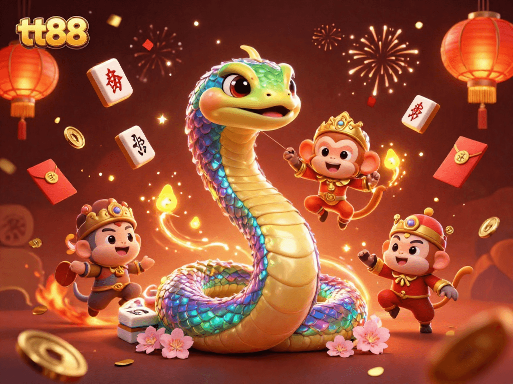 Experience the vibrant excitement of tt88 casino with colorful characters and dynamic game elements.