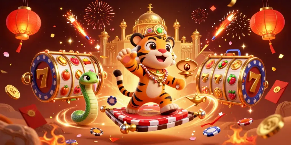 Experience thrilling gameplay at kenzototo with exciting slot reels surrounded by dazzling elements.