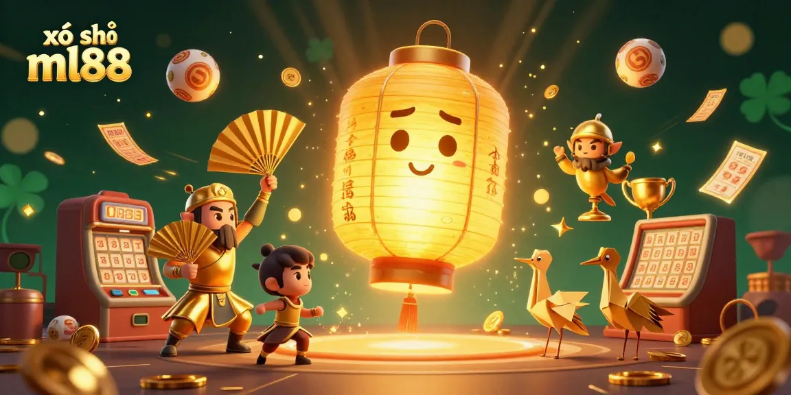 xổ số ml88 lottery excitement captured in a vibrant 3D casino scene filled with dynamic elements