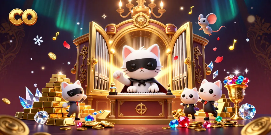 Engage with co gambling excitement through a whimsical casino scene full of treasures.