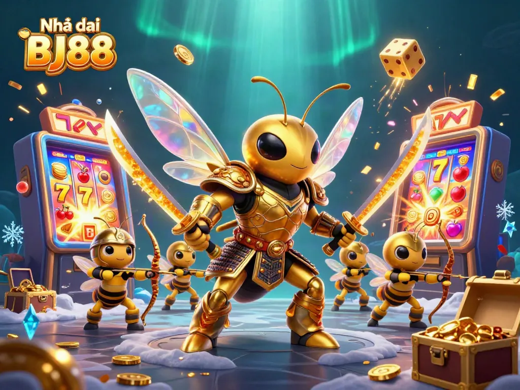 Engage with Nhà cái BJ88, showcasing immersive casino experiences and exciting jackpot excitement in vivid 3D.