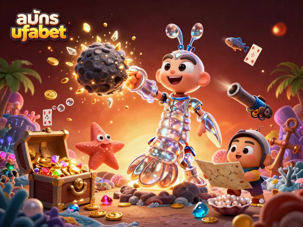 Join the action as you สมัคร ufabet to explore a vibrant underwater casino adventure filled with treasures and exciting games.