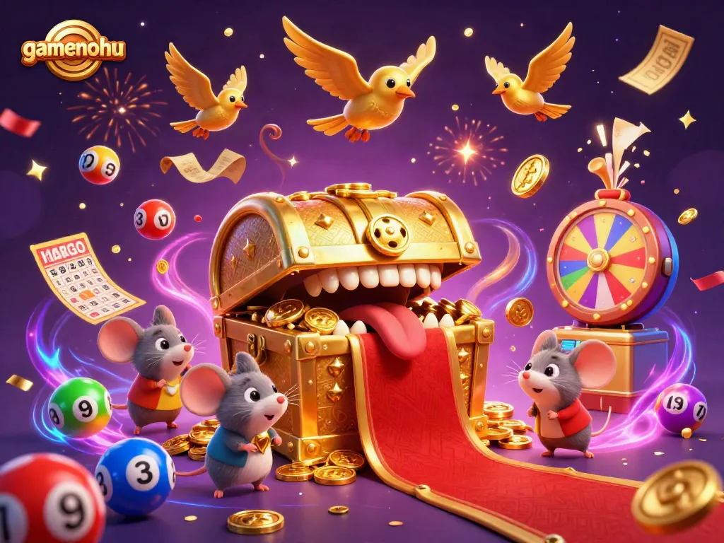 Play gamenohu to uncover treasures in a vibrant casino atmosphere brimming with excitement.