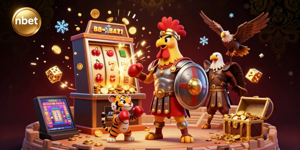 Experience thrill with the nbet casino in a vibrant, action-packed gaming scene.