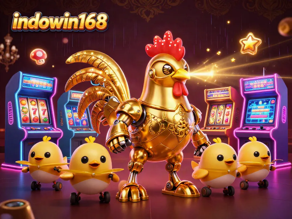 Experience thrilling gameplay with indowin168's vibrant 3D casino atmosphere and iconic characters.
