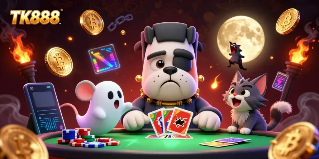 Engage in thrilling TK888 action with a dog dealer, ghostly mouse, and a howling kitten.