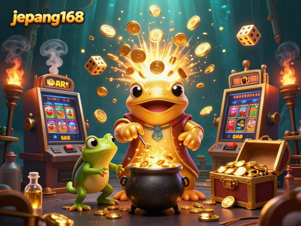 Experience gaming excitement with Jepang168 featuring vibrant alchemical action and dynamic casino elements.