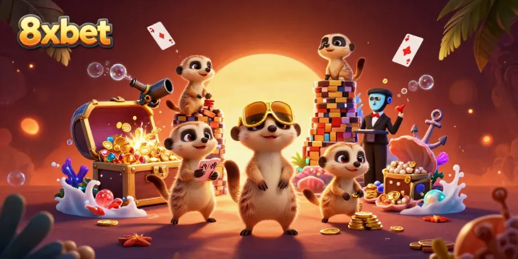 Experience thrilling action with the meerkats at 8xbet casino, blending fun and excitement.