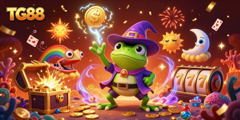 Spin winners into action with TG88's thrilling 3D casino adventure of exciting golden treasures.