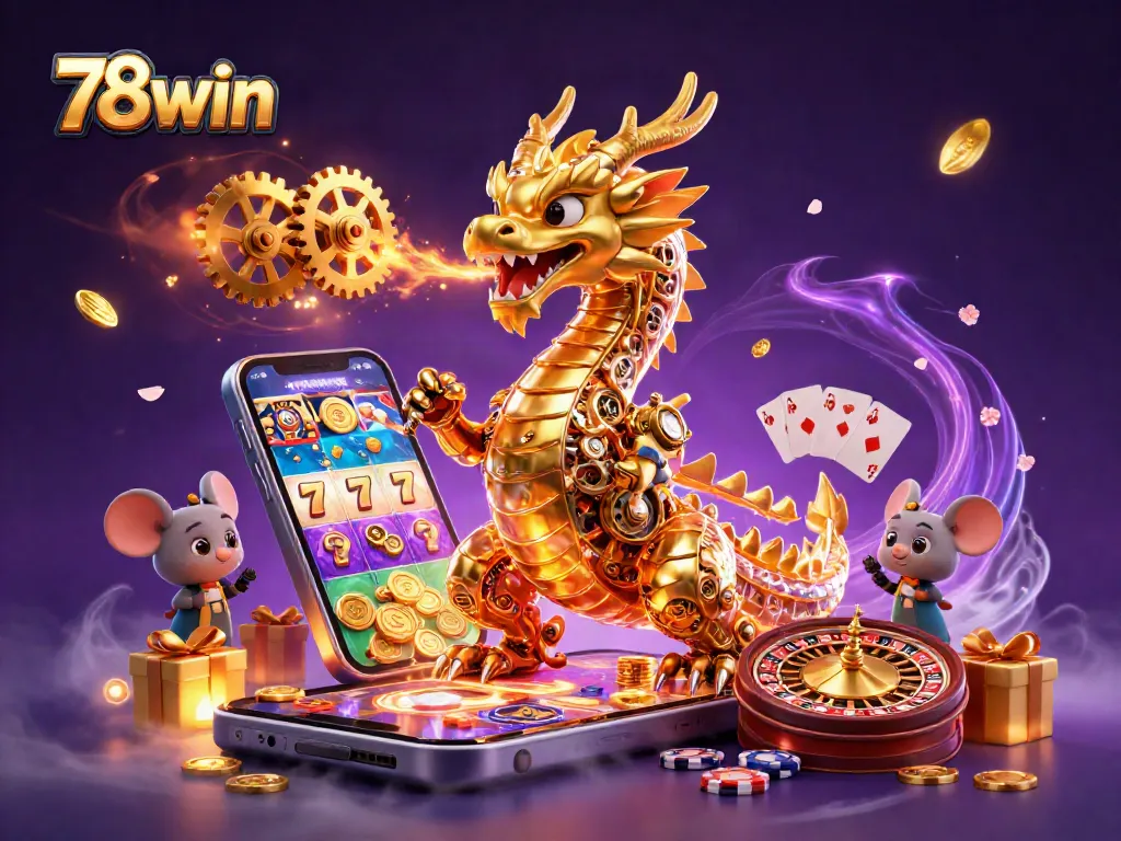 Engage in exciting 78win slot experiences with dynamic golden dragon and thrilling game elements.