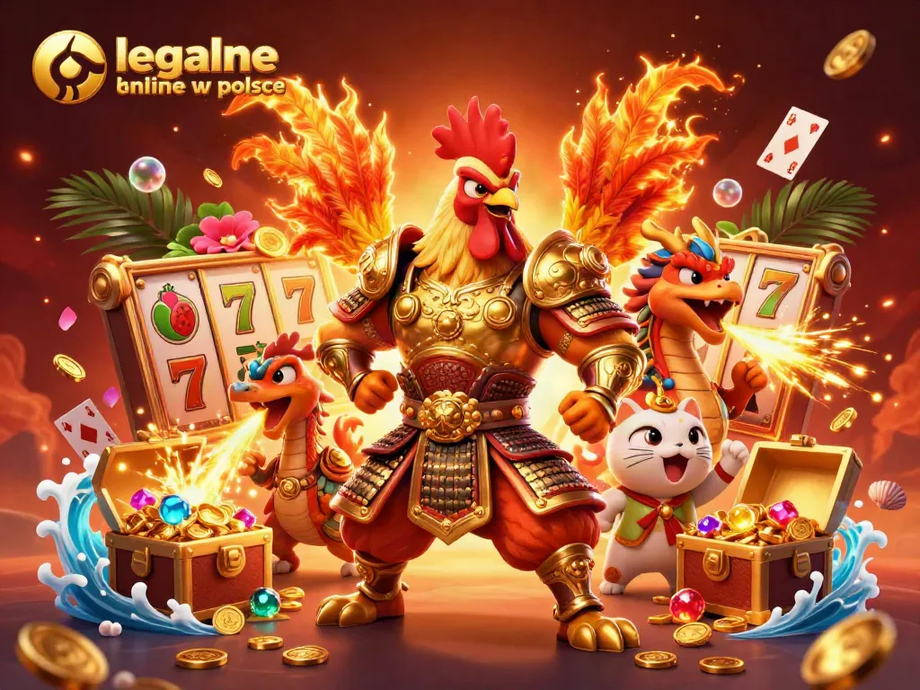 Experience thrilling gameplay at legalne kasyno online w polsce with vibrant characters and casino elements.