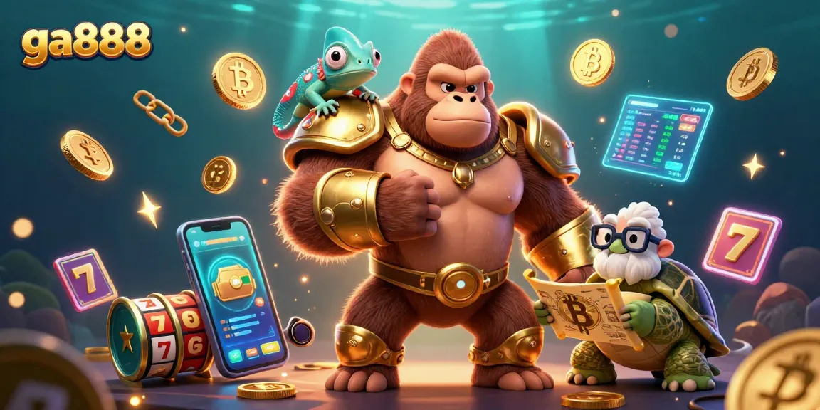 Engage in winning strategies with ga888's 3D casino adventure featuring vibrant characters.