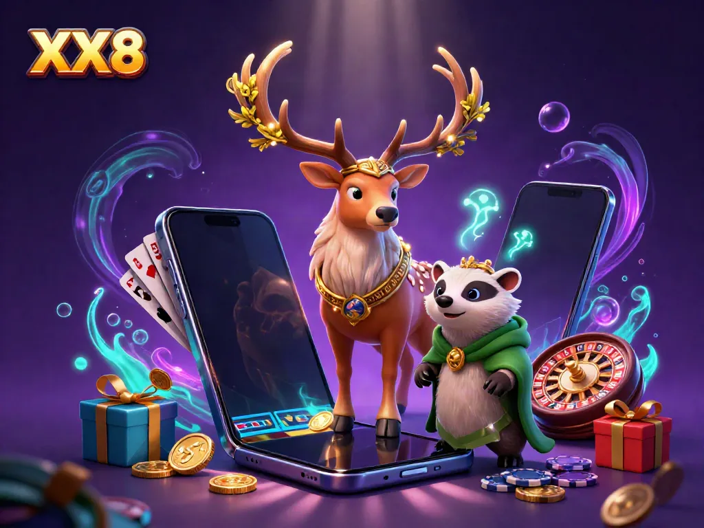 Experience thrilling wins with XX8 slots and games illustrated in detailed 3D art.