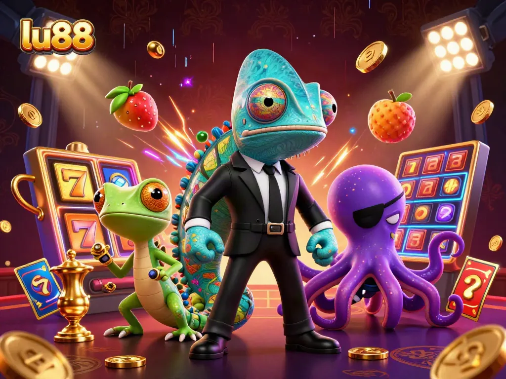 lu88 offers a thrilling casino experience with vibrant slots, jackpots, and dynamic character interactions.
