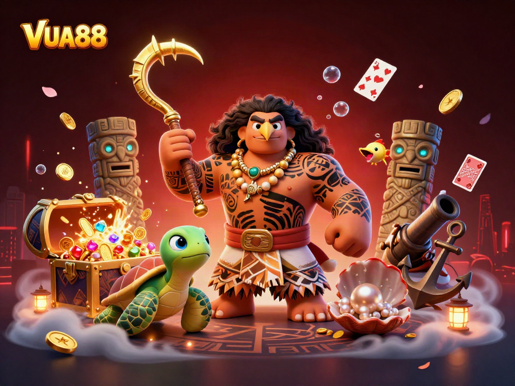 Experience top-tier gaming at VUA88 with thrilling underwater adventures and vibrant casino vibes.