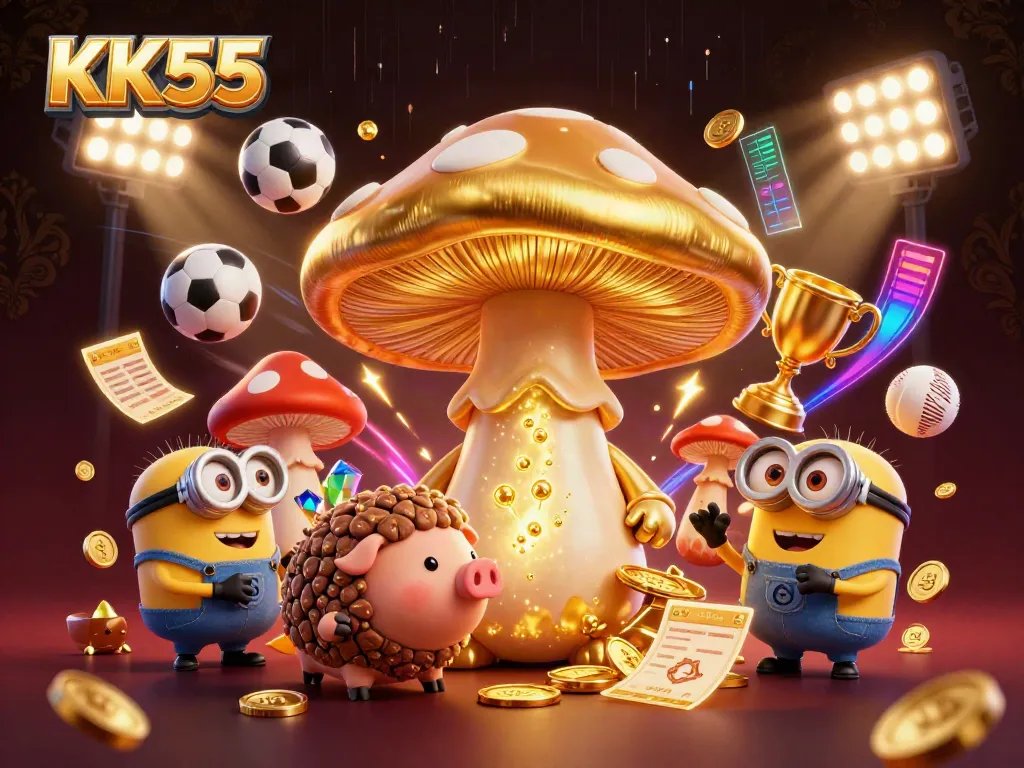Experience thrilling gameplay at KK55 with our golden wizard, treasure pig, and dynamic sports elements.