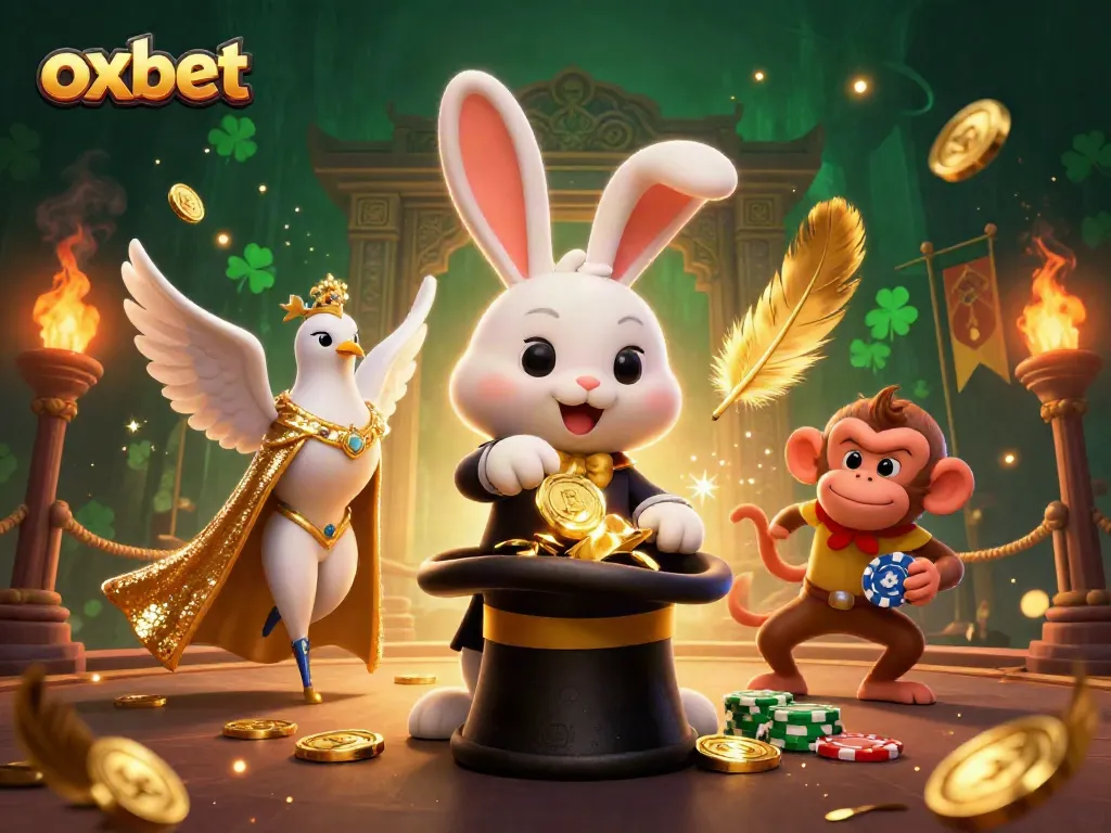 Experience the thrilling world of oxbet's casino with enchanting characters and vibrant elements.