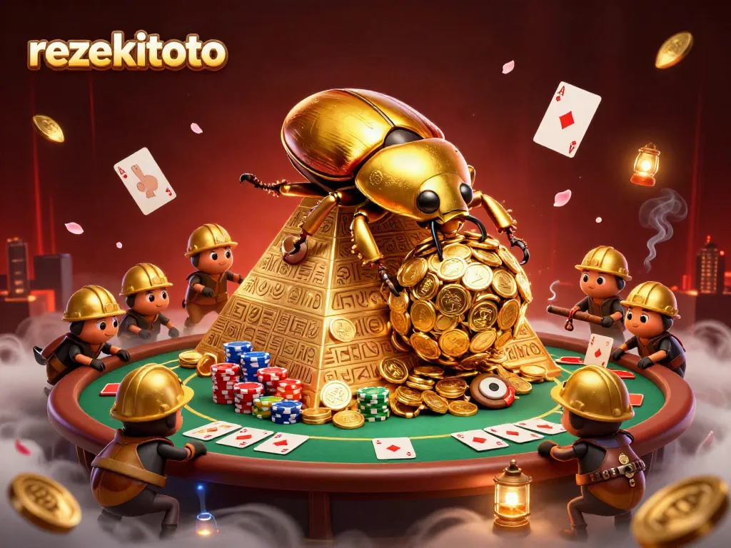 Experience rezekitoto by joining the thrilling action at a vibrant poker table filled with excitement.