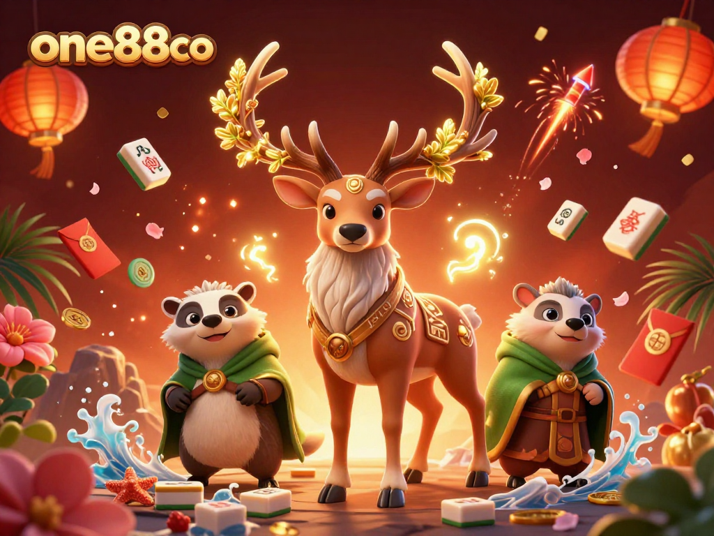 Experience thrilling gameplay at one88co with a vibrant illustration of casino magic.