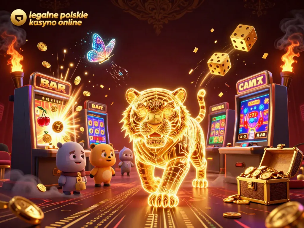Experience the thrill of the legalne polskie kasyno online with vibrant casino elements and energy-packed visuals