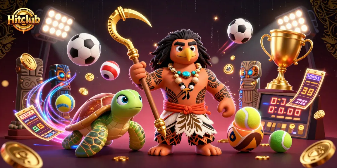 Hitclub engages players in a vibrant gambling experience with animated characters and dynamic elements.