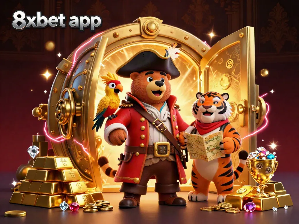 Experience the thrill with the 8xbet app in an exciting treasure-filled adventure.