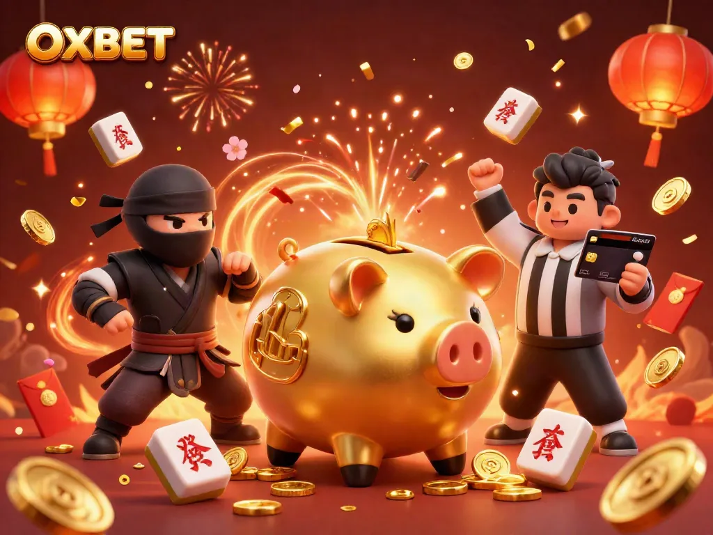 Experience thrilling wins at OXBET with a dynamic 3D casino showdown featuring vibrant characters.