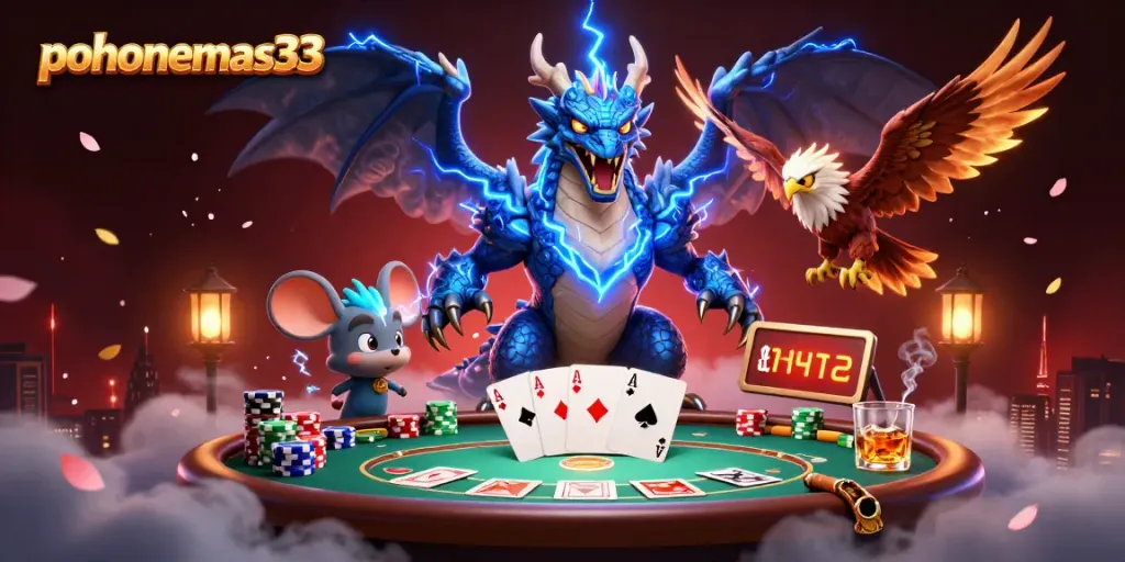Permainan menarik di pohonemas33 dengan fitur area bermain poker yang semarak.