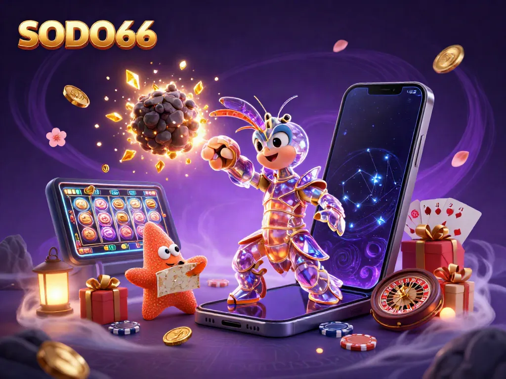 SODO66 captures exhilarating moments with vibrant colors and immersive gaming elements.