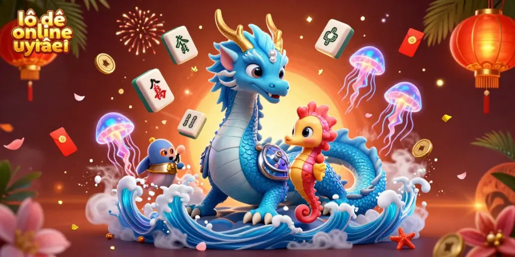 Experience exhilarating gameplay at lô đề online uy tín with vibrant characters illustrating online lottery excitement.