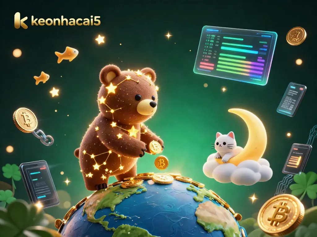 Experience winning strategies with keonhacai5 in this vibrant 3D casino scene.